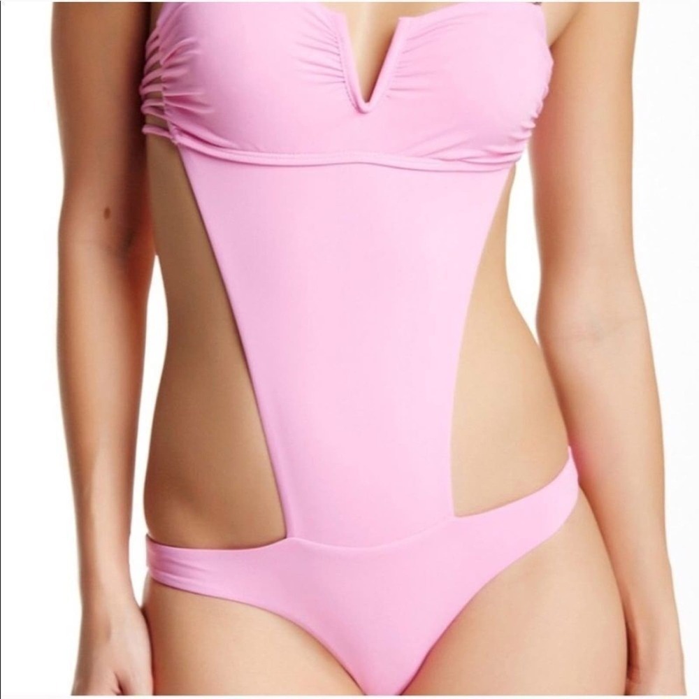 Frankie's Bikinis One Piece Bathing Suit NWT